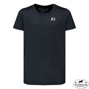 Kingsland T-Shirt Til Børn M. Rund Hals - Navy